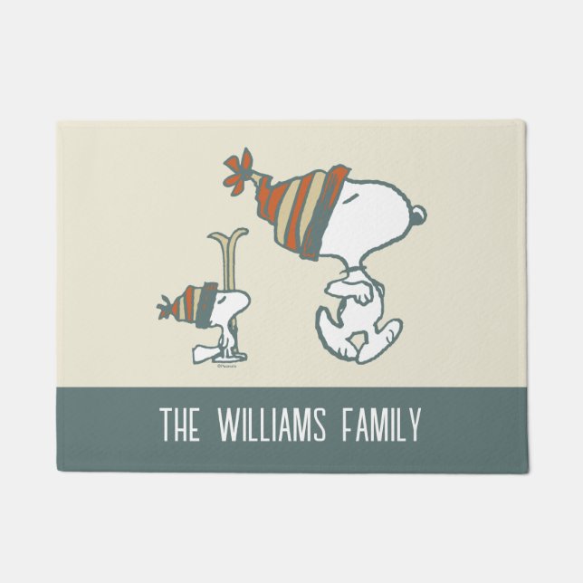 Paillasson cacahuètes | Snoopy & Woodstock Ski Trip (Devant)