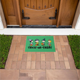 Paillasson cacahuètes   Tricoter ou traiter l'Halloween