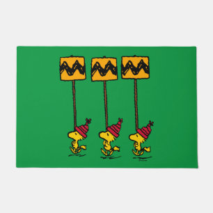 Paillasson cacahuètes   Woodstock & Friends Sign March