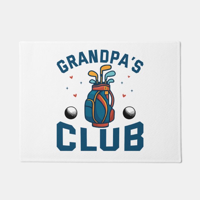 Paillasson Cadeau du club de golf de grand-père (Devant)