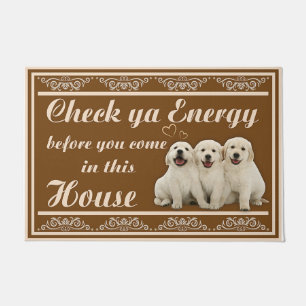 Paillasson Cadeau Parfait Pour Les Amoureux de les chiens, Po