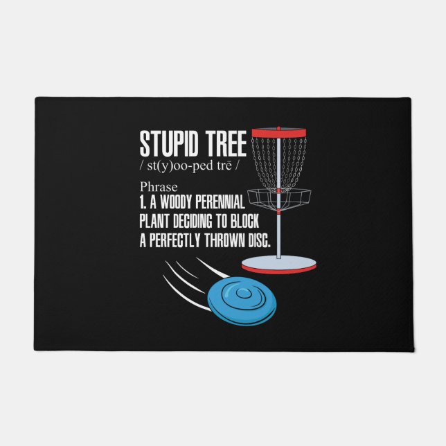 Paillasson Cadeaux de golf sur disque (Devant)