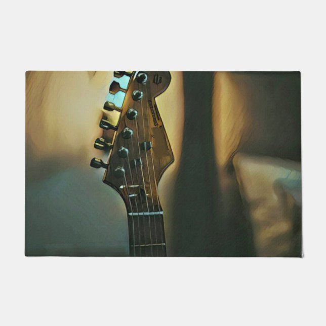 Paillasson Cadeaux de guitare vintages (Devant)