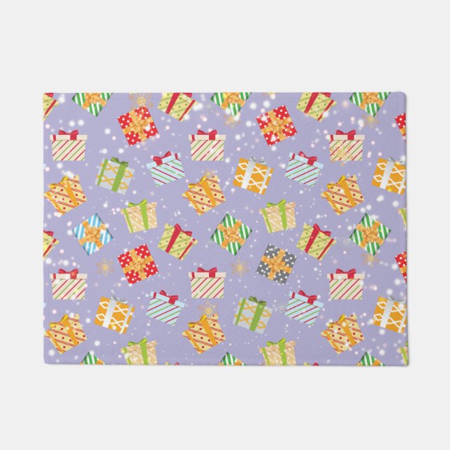 Paillasson Cadeaux de Noël motif (Devant)