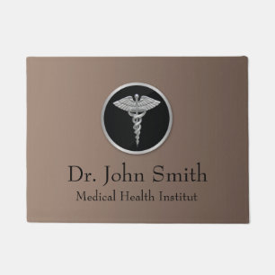 Paillasson Caduceus Médicale d'argent - Doormat