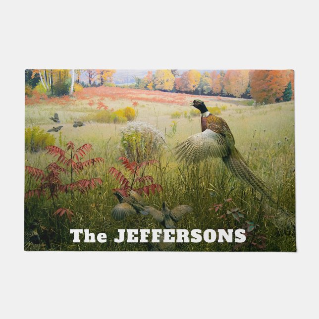 Paillasson Cailles de faisan et de Bob White (Devant)