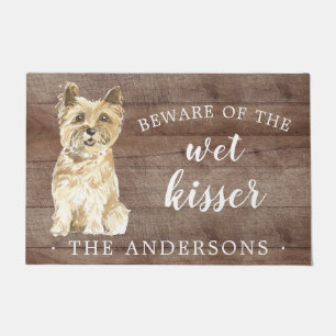 Paillasson Cairn Terrier Dog Porte personnalisée Mat