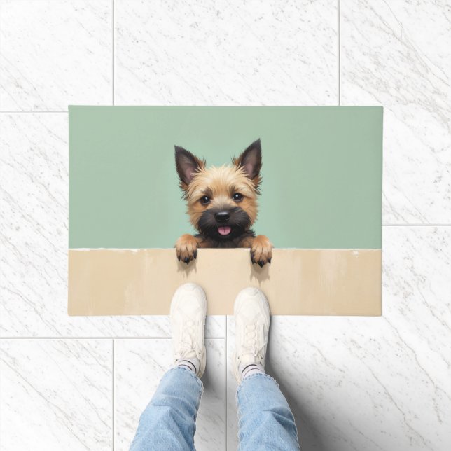 Paillasson Cairn Terrier Doormat Art (Intérieur)
