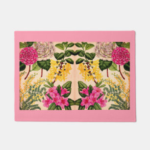 Paillasson camélia, forsythie, rhododendron et acacia
