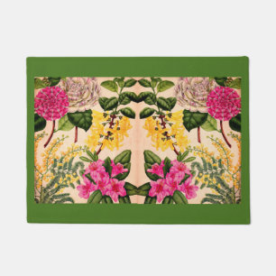 Paillasson camélia, forsythie, rhododendron et acacia