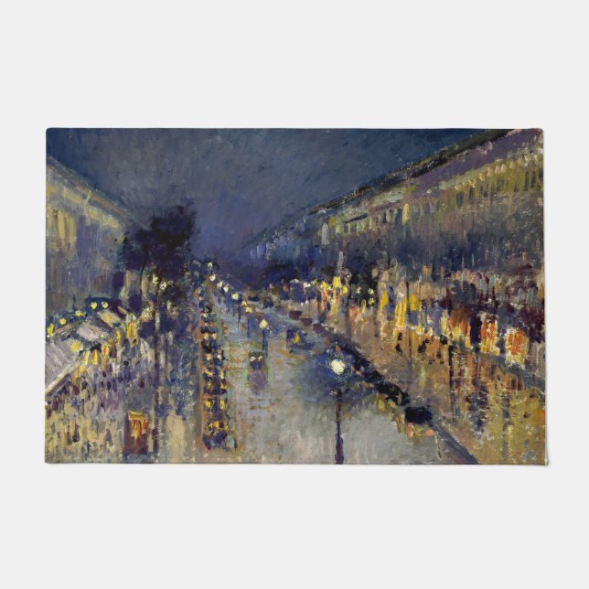 Paillasson Camille Pissarro - Boulevard Montmartre en nuit (Devant)