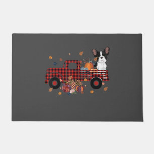 Paillasson Camion Citrouille Bulldog Thanksgiving Cadeau Hall