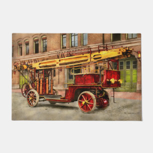 Paillasson Camion de pompiers - Une grande échelle électrique