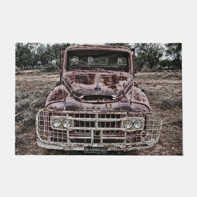 Paillasson Camion vintage Austin (Devant)
