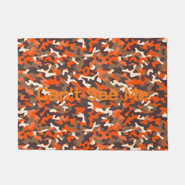 Paillasson Camo orange et Brown (Devant)