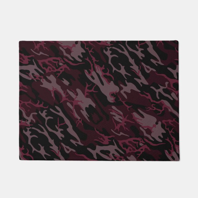 Paillasson Camo rouge foncé (Devant)