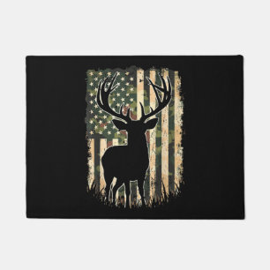 Paillasson Camo US Drapeau Chasse aux Cerfs Chasse au Camofla
