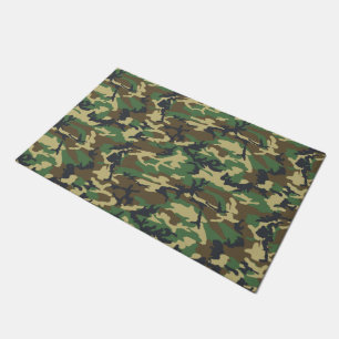 Paillasson Camouflage Woodlands en plein air Cadeau