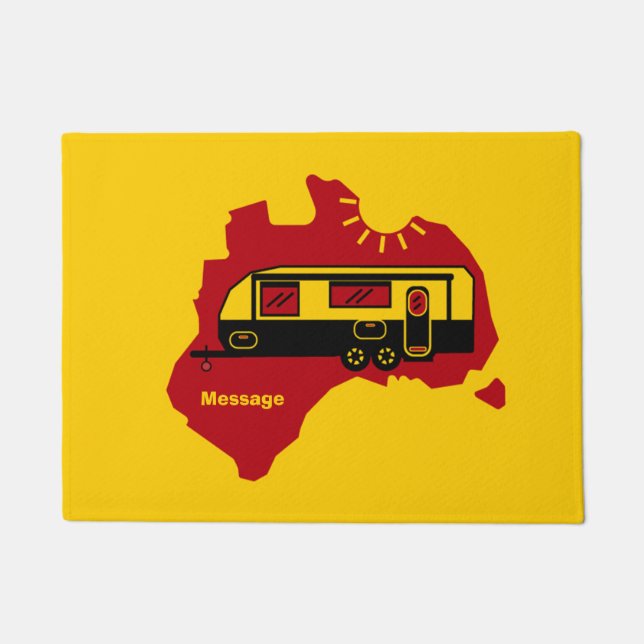 Paillasson Camping Caravan australien (Devant)