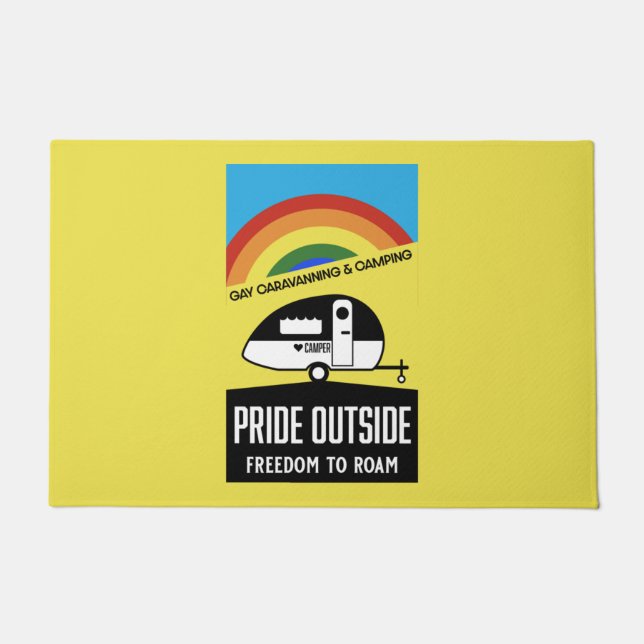 Paillasson Camping caravane gay (Devant)