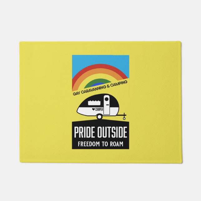 Paillasson Camping caravane gay (Devant)