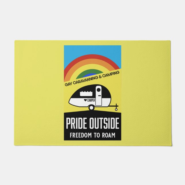 Paillasson Camping caravane gay (Devant)