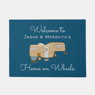 Paillasson Camping Trailer 5th Wheel Welcome Home