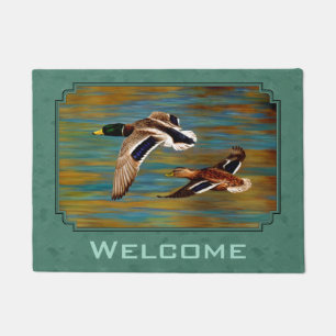 Paillasson Canards volants Sea Mist Green