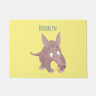 Paillasson Caricature amusante de Aardvark