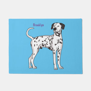 Paillasson Caricature pour chien dalmate