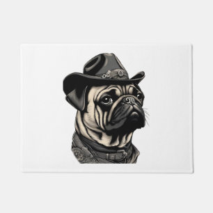 Paillasson Carlin en cowboy casquette classique T-shirt