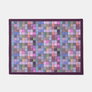 Paillasson Carreaux de mosaïque - Couleurs Musulées