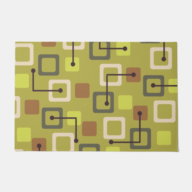 Paillasson Carreaux et Carrés de la Chartreuse des années 195 (Devant)