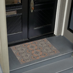 Paillasson Carrelage Art déco Floral (crique de pierre et sa