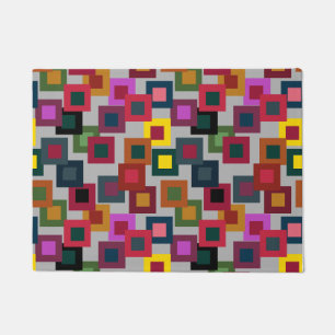 Paillasson Carrés sombres sur la lumière