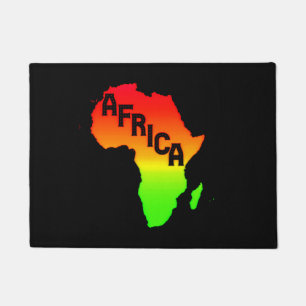 Paillasson Carte du continent africain