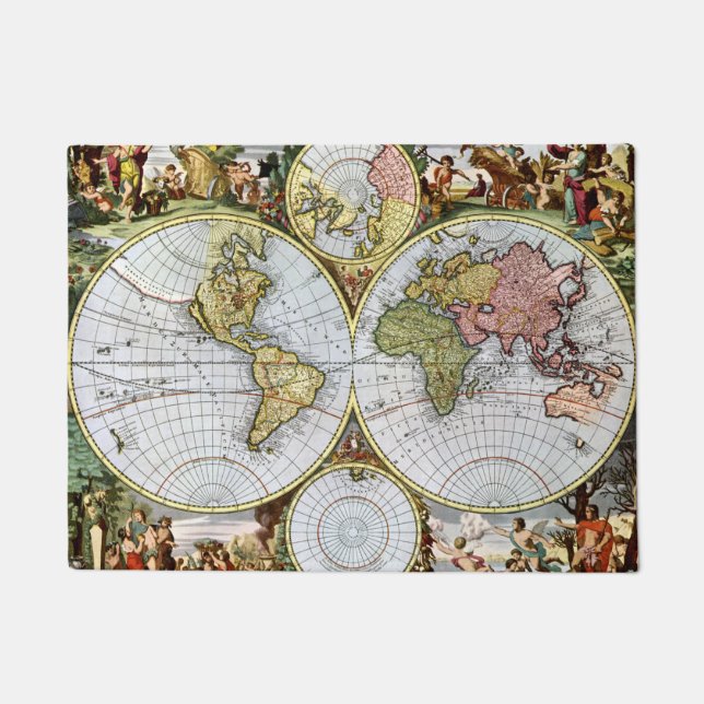 Paillasson Carte du monde (Devant)