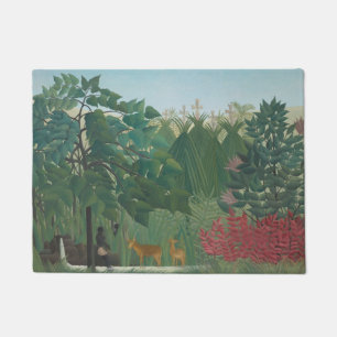 Paillasson Cascade d'Henri Rousseau, Art Vintage