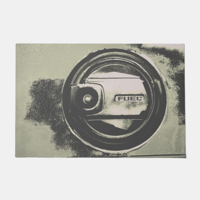 Paillasson Casquette de réservoir de carburant rustique vieux (Devant)