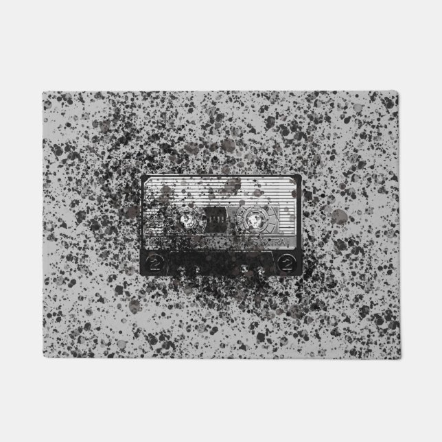 Paillasson Cassette audio rétro (Devant)