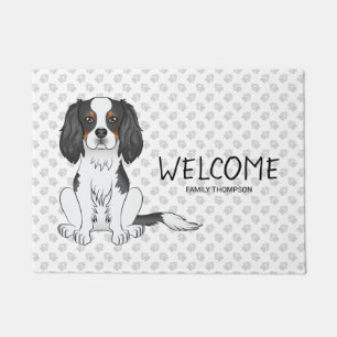 Paillasson Cavalier King Charles Spaniel tricolore Chien & Te