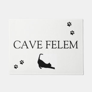 Paillasson CAVERNE FELEM - Prenez garde du chat