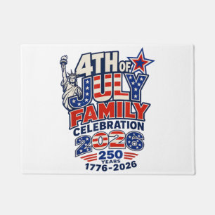 Paillasson Célébration de la fête familiale du 4 juillet 2026