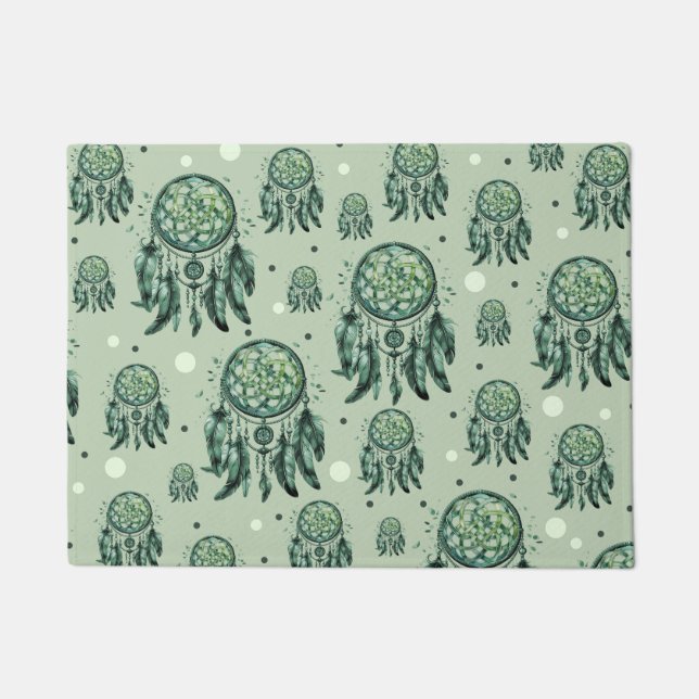 Paillasson Celtic Knot Green Dreamcatcher (Devant)