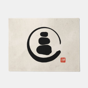 Paillasson Cercle Zen Enzo et pierres Zen