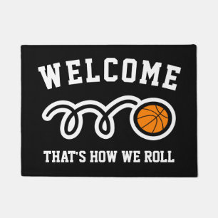 Paillasson C'est comme ça que je roule bienvenue basket-ball