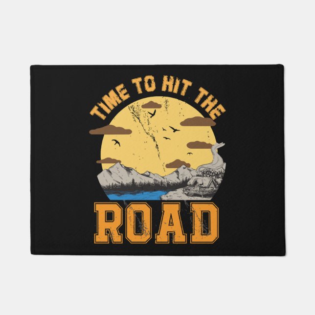 Paillasson C'est l'heure de prendre la route  (Devant)