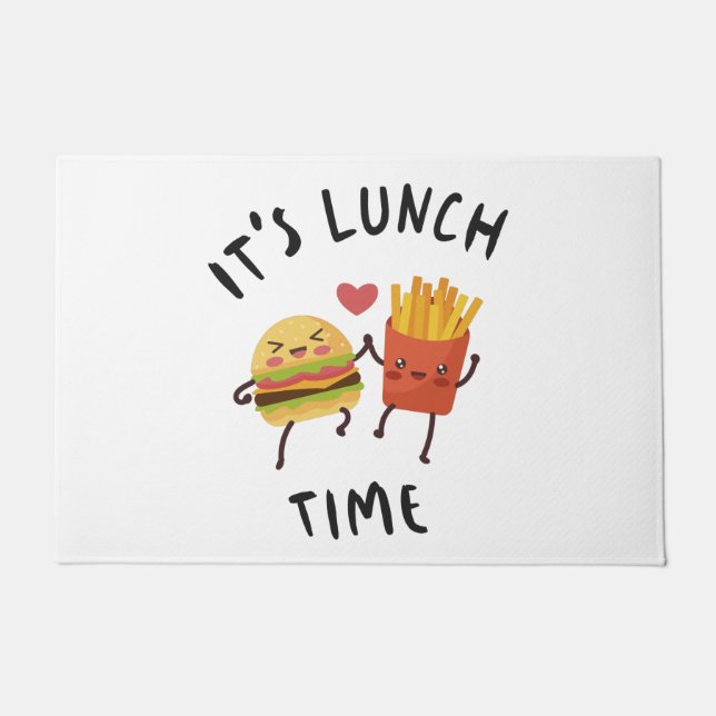 Paillasson C'est l'heure du déjeuner (Devant)