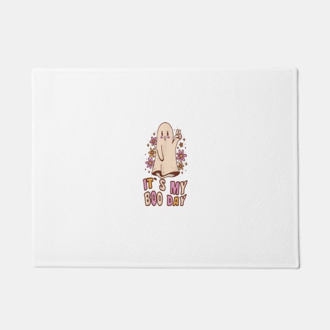 Paillasson C'est ma belle journée Ghost Ghost Halloween hippi (Devant)