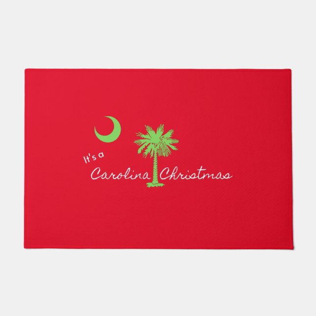 Paillasson C'est un Noël en Caroline du Sud (Devant)